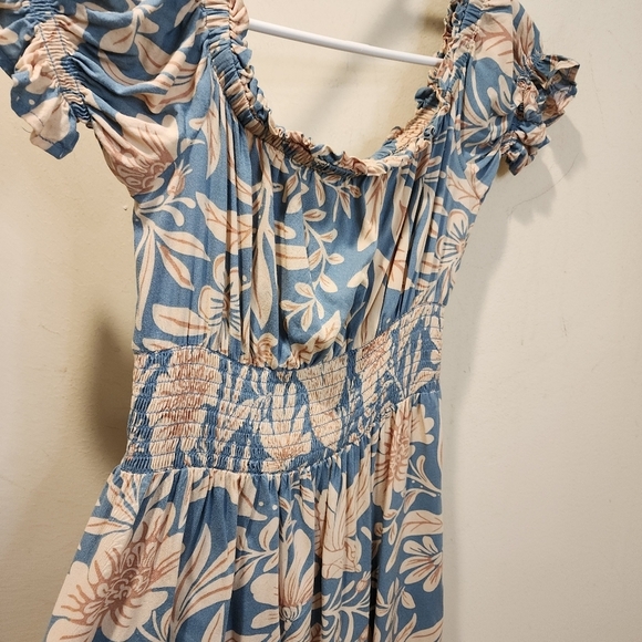 Patrons of peace Floral Short Sleeves Smocked Dress size XS - Picture 7 of 11